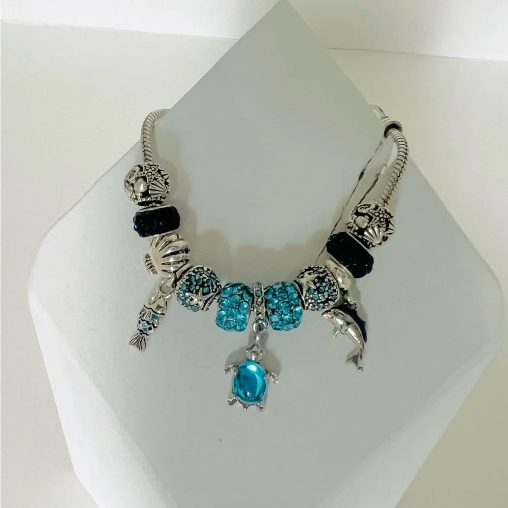Ocean Sea Life European Charm Bracelet